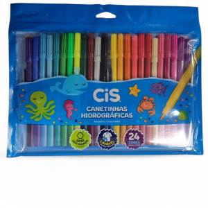 Canetinhas Hidrográficas 24 Cores - Cis