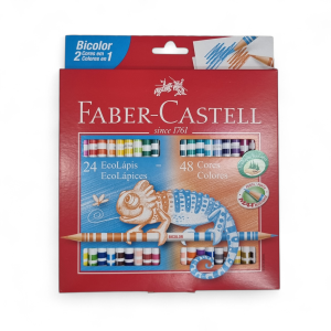 EcoLápis Bicolor 48 Cores - Faber-Castell