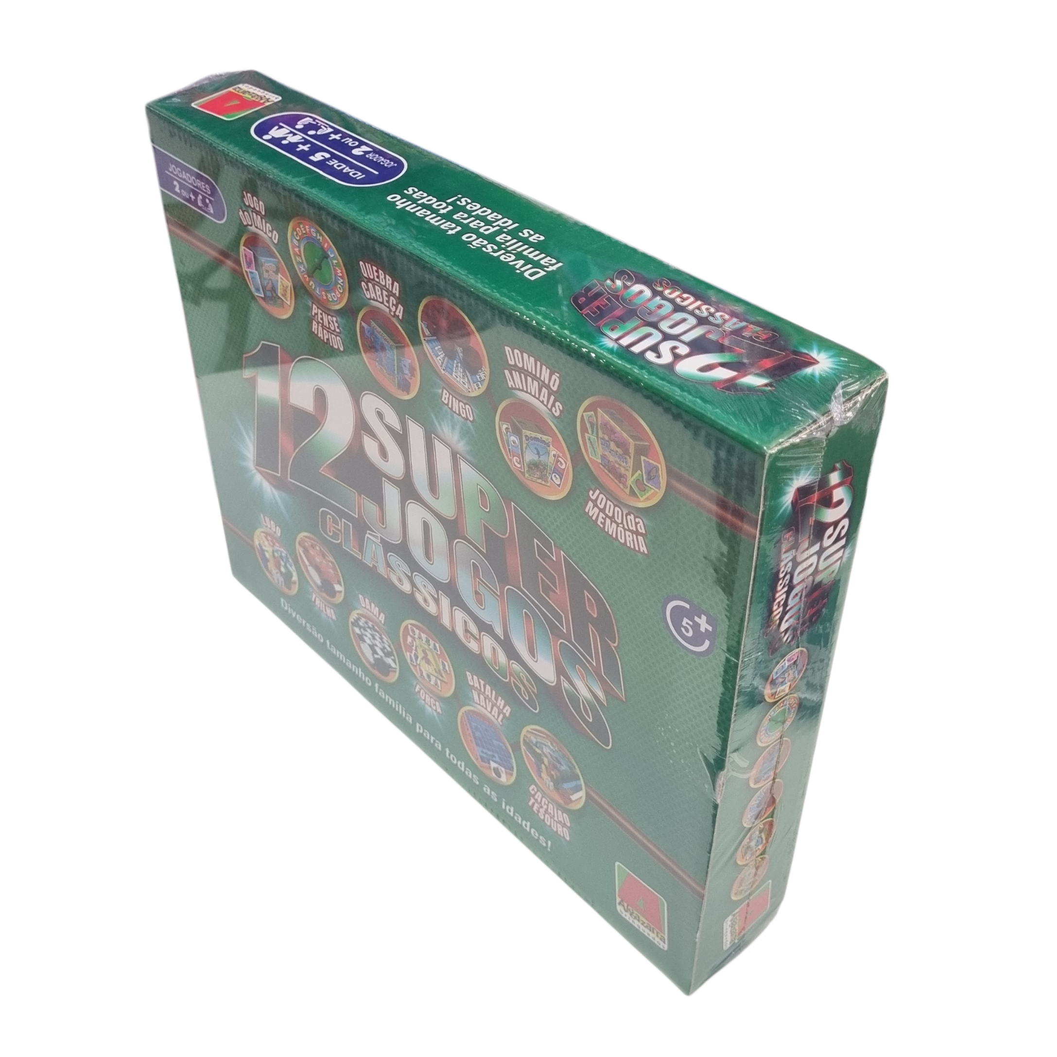 Jogo 12 Super Jogos Clássicos - Algazarra Brinquedos Jogo 12 Super Jogos Clássicos - Algazarra Brinquedos