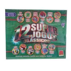 Jogo 12 Super Jogos Clássicos - Algazarra Brinquedos