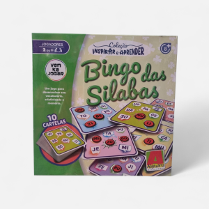 Jogo Bingo das Síllabas - Algazarra Brinquedos