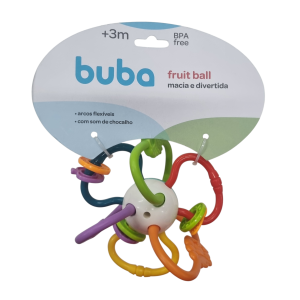 Chocalho Mordedor Fruit Ball - Buba
