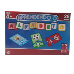 Jogo Aprendendo o Alfabeto 26 Peças - Coluna