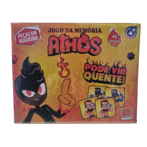 Jogo da Memória Athos 40 Peças - Algazarra Brinquedos