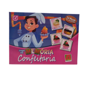 Jogo da Memória Confeitaria 24 Peças - Algazarra Brinquedos
