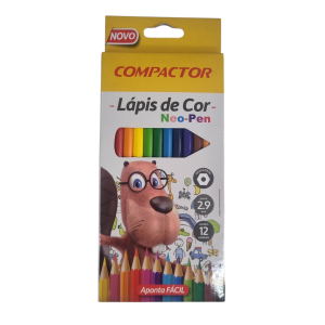 Lápis de Cor Neo-Pen 12 Cores - Compactor