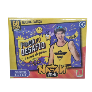 Quebra-Cabeça Natan Por Aí 60 Peças - Algazarra Brinquedos