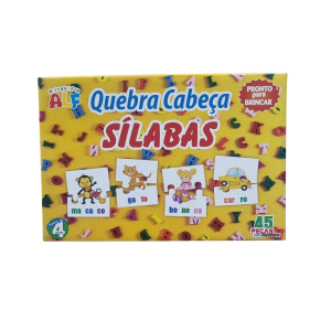 Quebra-Cabeça Sílabas 45 Peças - Alf Brinquedos