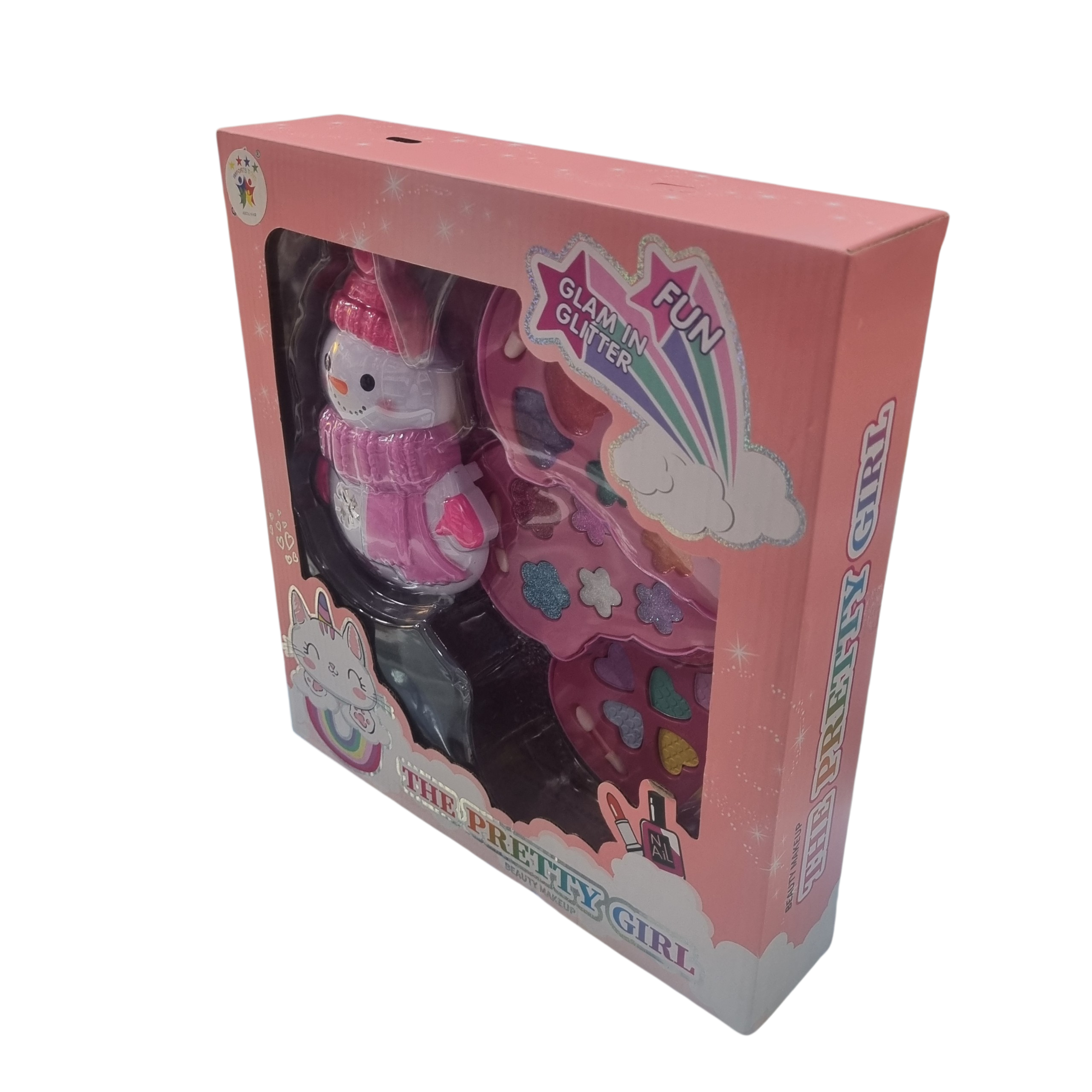 Conjunto Maquiagem de Brinquedo para Bonecas Pretty Girl Kit Beleza Infantil - Import Toys Abou Khir Conjunto Maquiagem de Brinquedo para Bonecas Pretty Girl Kit Beleza Infantil - Import Toys Abou Khir