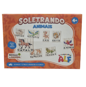 Jogo Educativo Soletrando Animais - Alf Brinquedos