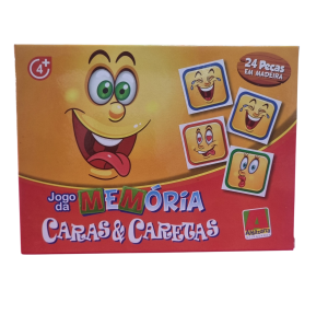 Jogo da Memória Caras & Caretas - Algazarra Brinquedos