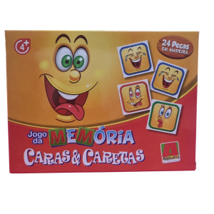 Jogo da Memória Caras & Caretas - Algazarra Brinquedos