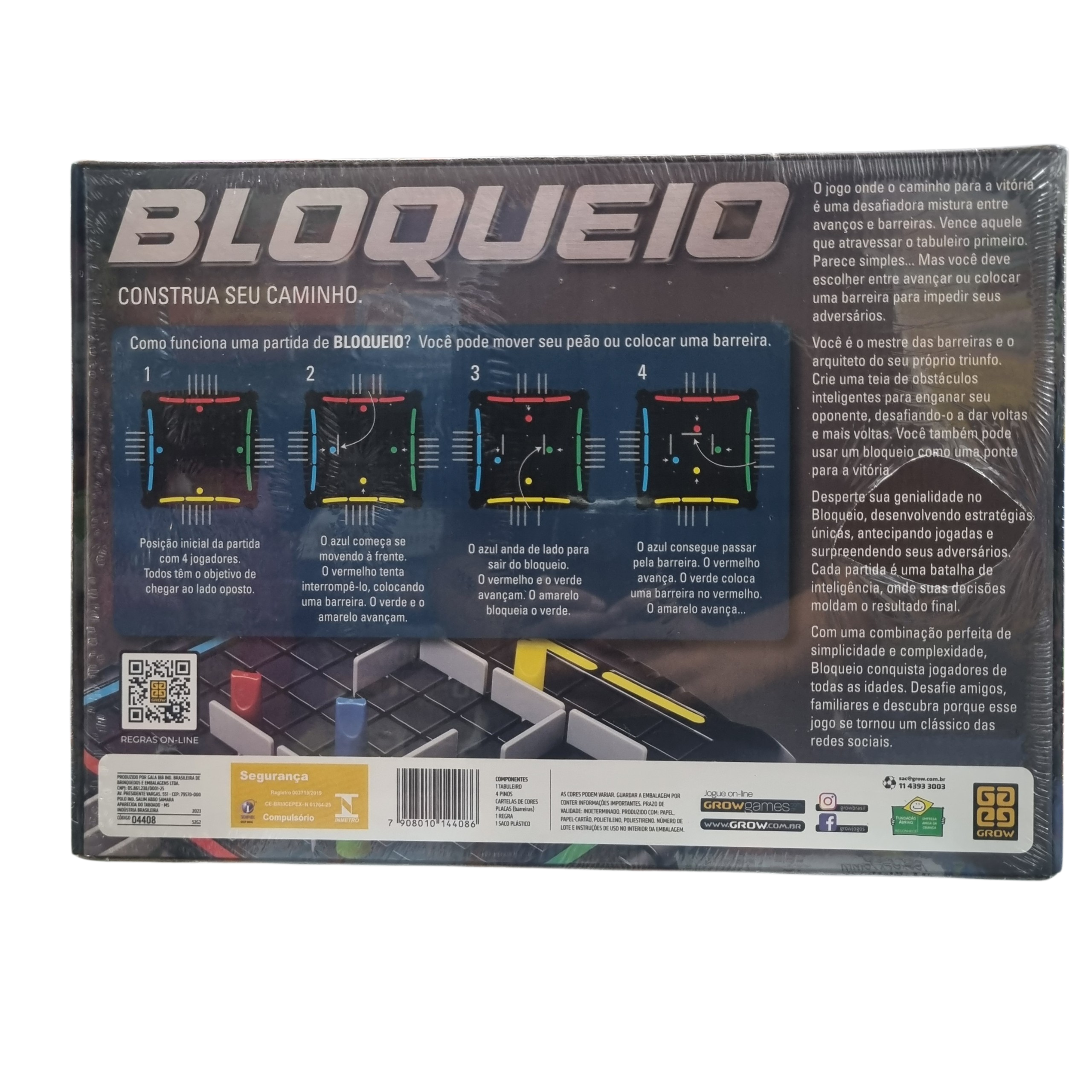 Jogo de Tabuleiro de Estratégia Bloqueio - Grow Jogo de Tabuleiro de Estratégia Bloqueio - Grow