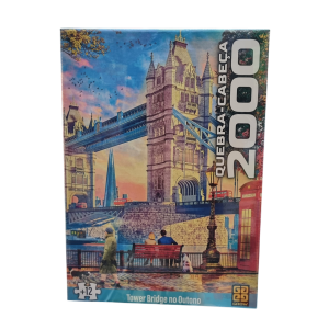 Quebra-Cabeça Tower Bridge no Outono 2000 Peças - Grow