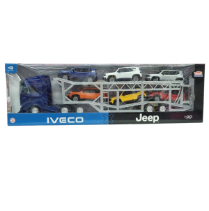 Caminhão Cegonha Iveco S-Way com 6 Jeep Renegade - Usual Brinquedos