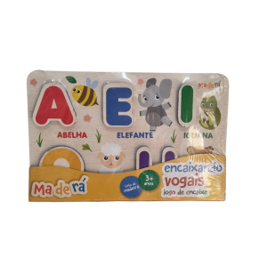 Jogo Educativo Encaixando Vogais - Toyster