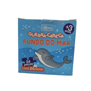 Quebra-Cabeça Infantil Fundo do Mar - Tilibra