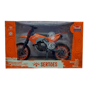 Moto Sertões Motocross Infantil com Suspensão - Usual Brinquedos