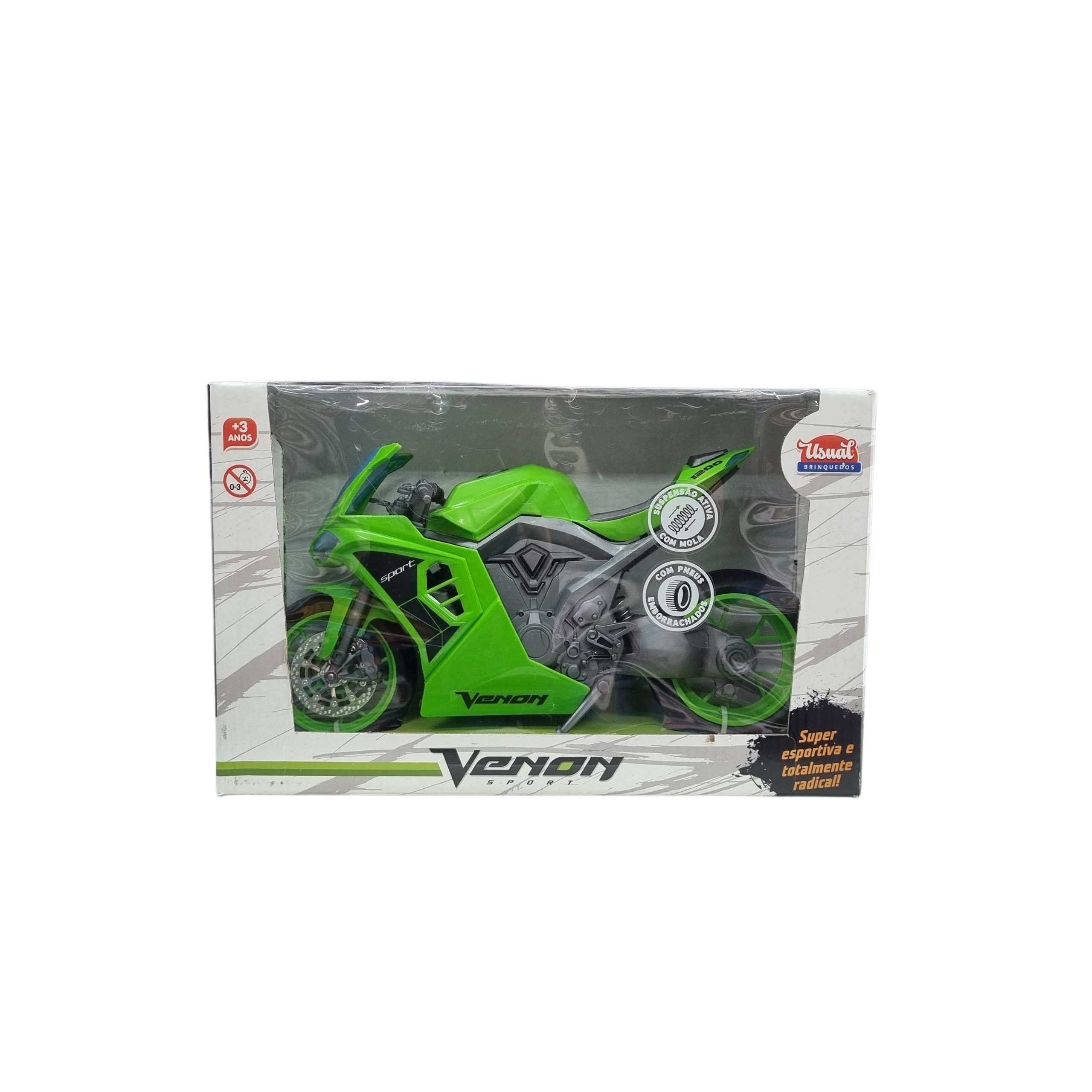 Moto de Brinquedo 1200 Venon Sport - Usual Brinquedos Moto de Brinquedo 1200 Venon Sport - Usual Brinquedos