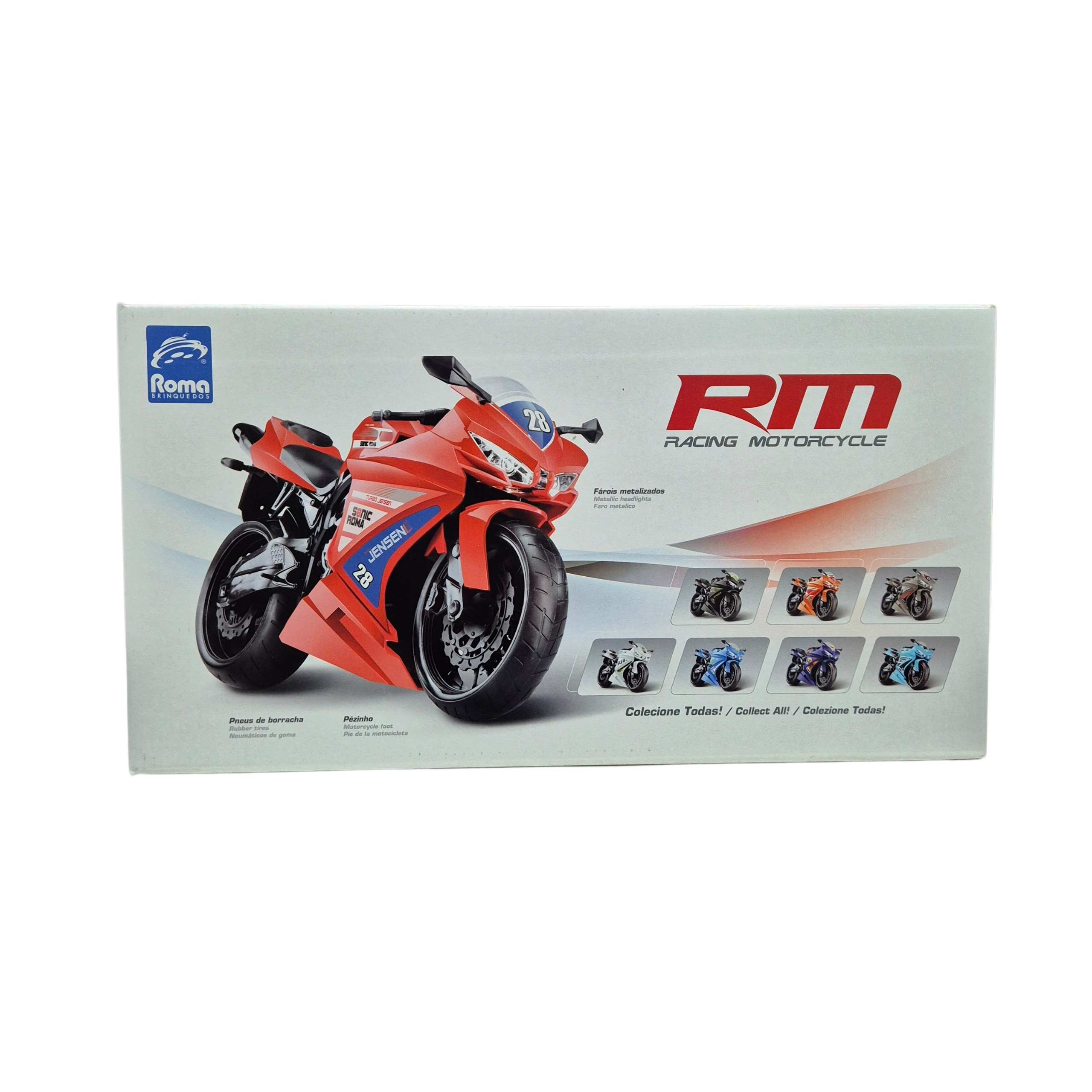 Moto de Brinquedo Racing Motorcycle - Roma Brinquedos Moto de Brinquedo Racing Motorcycle - Roma Brinquedos