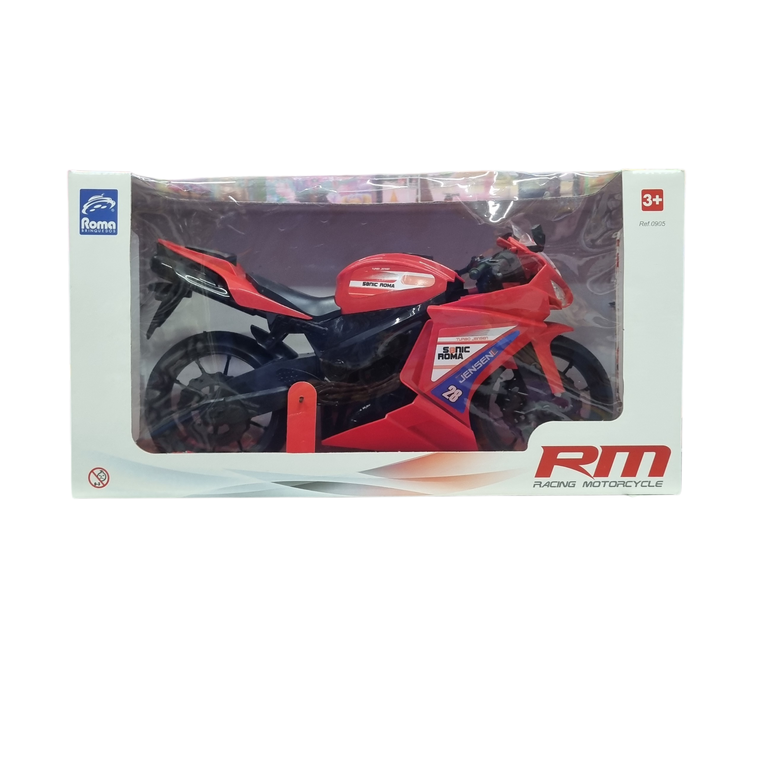 Moto de Brinquedo Racing Motorcycle - Roma Brinquedos Moto de Brinquedo Racing Motorcycle - Roma Brinquedos