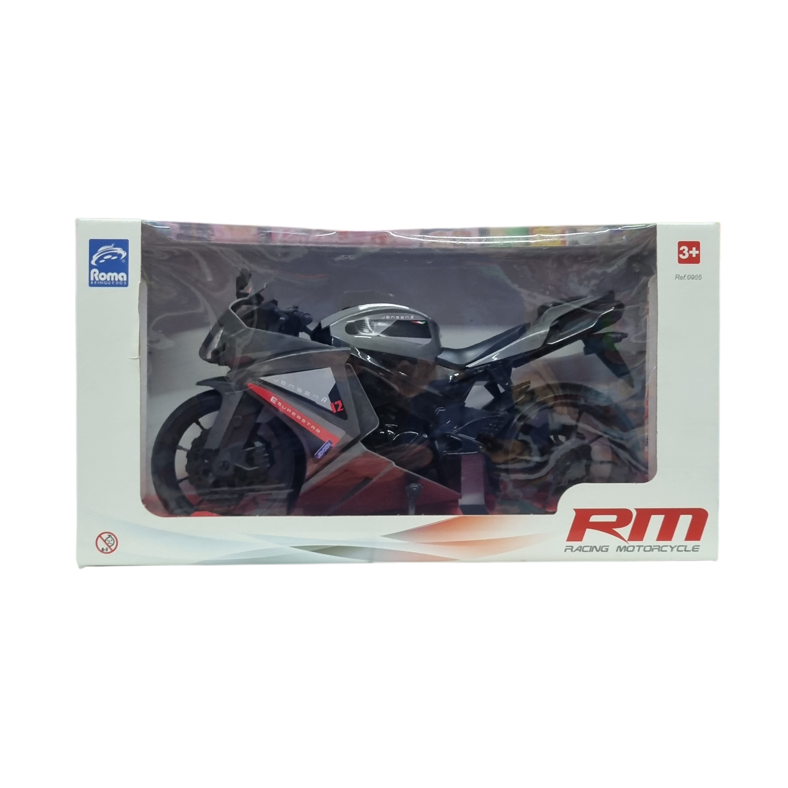 Moto de Brinquedo Racing Motorcycle - Roma Brinquedos Moto de Brinquedo Racing Motorcycle - Roma Brinquedos
