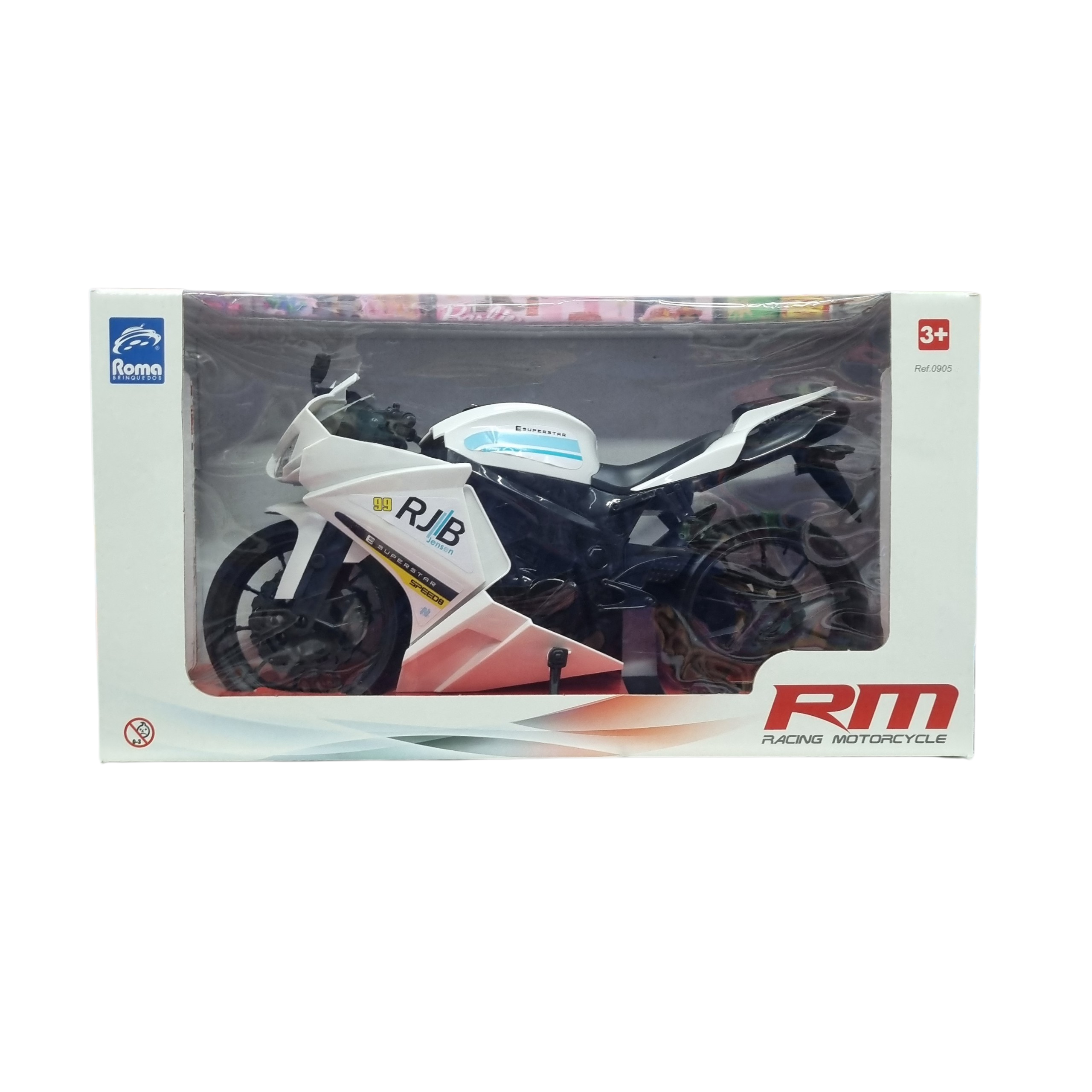 Moto de Brinquedo Racing Motorcycle - Roma Brinquedos Moto de Brinquedo Racing Motorcycle - Roma Brinquedos