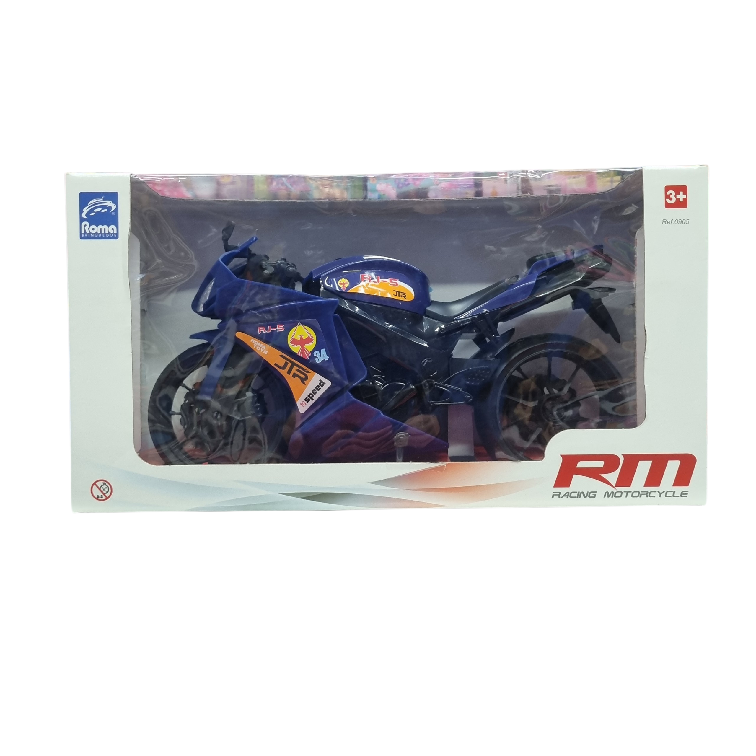 Moto de Brinquedo Racing Motorcycle - Roma Brinquedos Moto de Brinquedo Racing Motorcycle - Roma Brinquedos