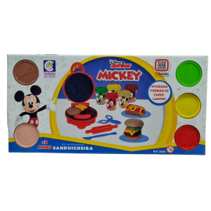 Sanduicheira de Massinha Disney Junior Mickey com Acessórios Infantil - Cotiplás