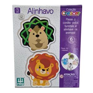 Jogo de Alinhavo Infantil Educativo Coordenação Motora - Nig Brinquedos