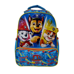 Mochila Escolar Infantil Patrulha Canina com Bolso Frontal e Laterais - Xeryus