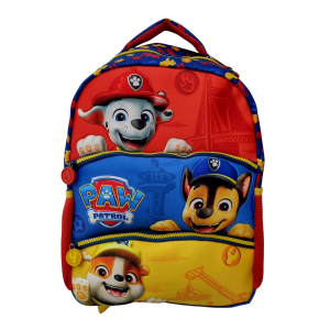 Mochila Escolar Infantil Patrulha Canina com Relevo e Bolsos Laterais - Xeryus