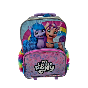 Mochila Escolar Grande My Little Pony Confete com Rodinhas - Sestinis