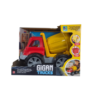 Caminhão Betoneira Infantil Gigantrucks Grande Construção com Tambor Giratório - Gava Toys