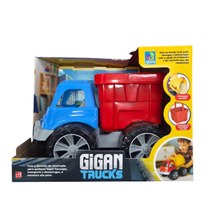 Caminhão Caçamba Infantil Gigantrucks Grande Construção Basculante - Gava Toys