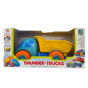Caminhão Caçamba Infantil Thunder Trucks Baby Basculante Roda Livre - Gava Toys