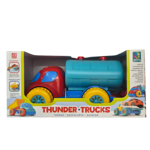 Caminhão Tanque Infantil Thunder Trucks Baby com Reservatório de Água - Gava Toys