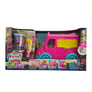 Diver Massa Food Truck com Massinha e Boneca Kit Criativo - Diver Toys