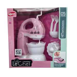 Kit Batedeira Infantil Le Chef Faz de Conta Cozinha - Usual Brinquedos
