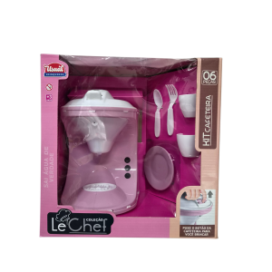 Kit Cafeteira Infantil 6 Peças Le Chef - Usual Brinquedos