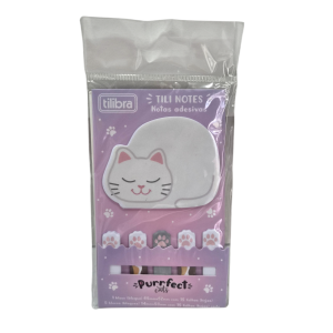 Tili Notes Notas Adesivas Purrfect Cats com 6 Blocos - Tilibra