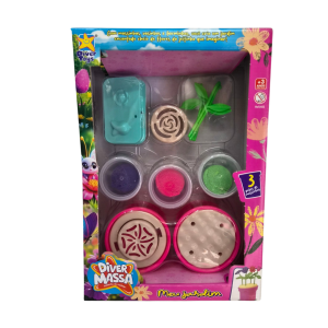 Meu Jardim Diver Massa com Massinha Kit Criativo Infantil - Diver Toys