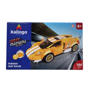 Blocos de Montar Furious Fast Racer Super Máquinas 184 Peças - Xalingo