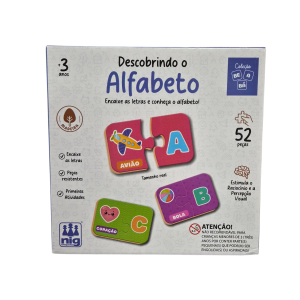 Jogo Didático Descobrindo o Alfabeto - Nig Brinquedos
