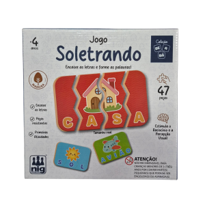 Jogo Educativo Soletrando Alfabetização e Formação de Palavras - Nig Brinquedos