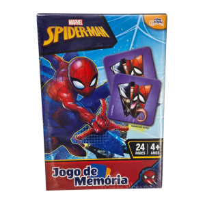Jogo da Memória Spider-Man Marvel 24 Pares - Novo Papel