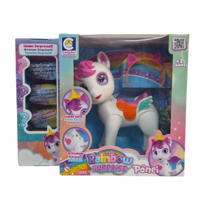 Pônei Rainbow Surprise com Acessórios Surpresa - Cotiplás