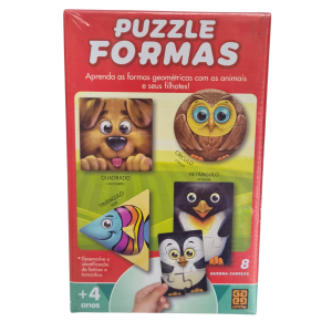 Quebra-Cabeça Puzzle Infantil Formas - Grow