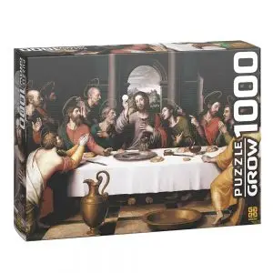 Puzzle Quebra Cabeça 1000 Peças Santa Ceia – Grow