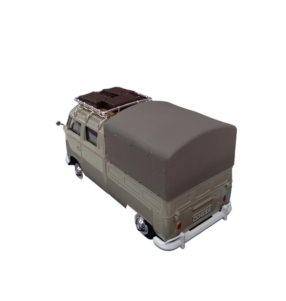 Miniatura Volkswagen Type 2 Pickup w/roof rack+suit case+tarpaulin cover – Motor Max